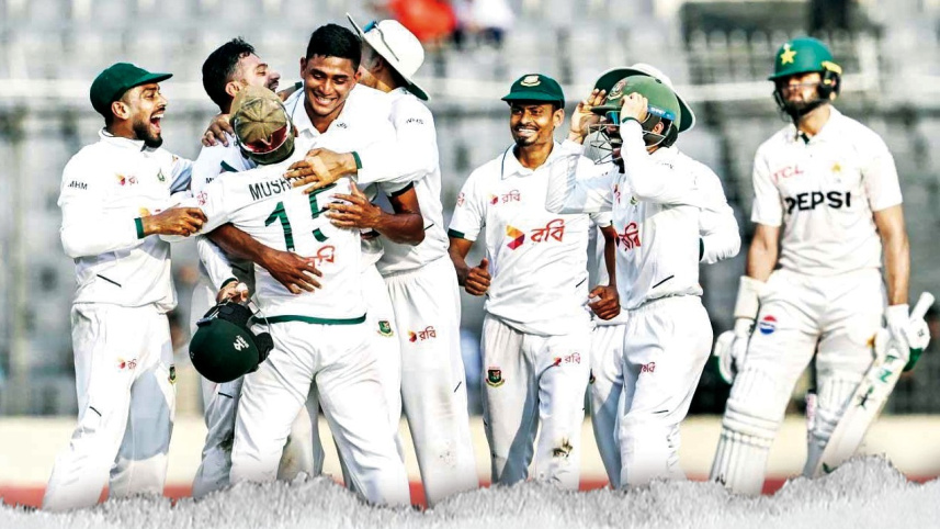 PM greets Tigers after historic Test series win over Pakistan
